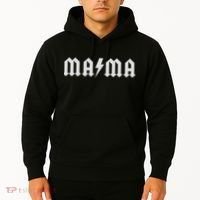 Mama With Lightning Bolt Rock And Roll Mom Hoodie thumb 2