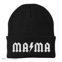Mama With Lightning Bolt Rock And Roll Mom Beanie thumb 0