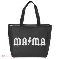 Mama With Lightning Bolt Rock And Roll Mom Tote Bag thumb 0