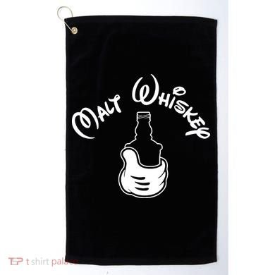 Malt Whiskey Golf Towel