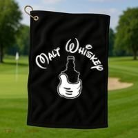 Malt Whiskey Golf Towel thumb 1