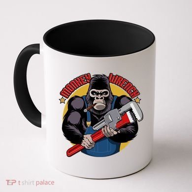 Monkey Wrench Mechanic Grease Monkey Car Repair Technician Cute Gift Coffee Mug