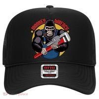 Monkey Wrench Mechanic Grease Monkey Car Repair Technician Cute Gift Hat thumb 0
