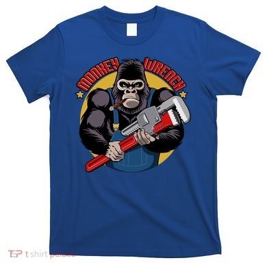 Monkey Wrench Mechanic Grease Monkey Car Repair Technician Cute Gift T-Shirt