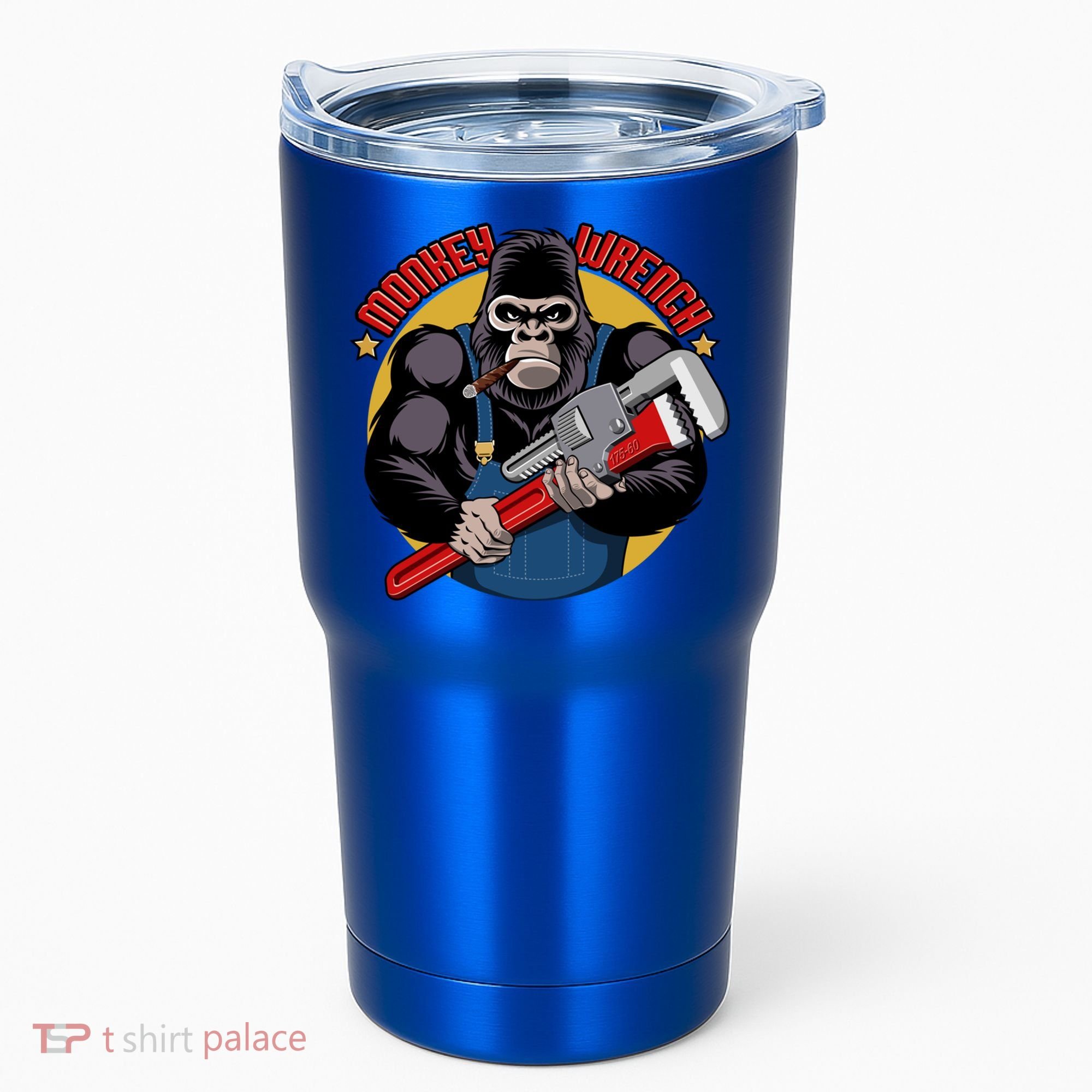 Monkey Wrench Mechanic Grease Monkey Car Repair Technician Cute Gift Tumbler