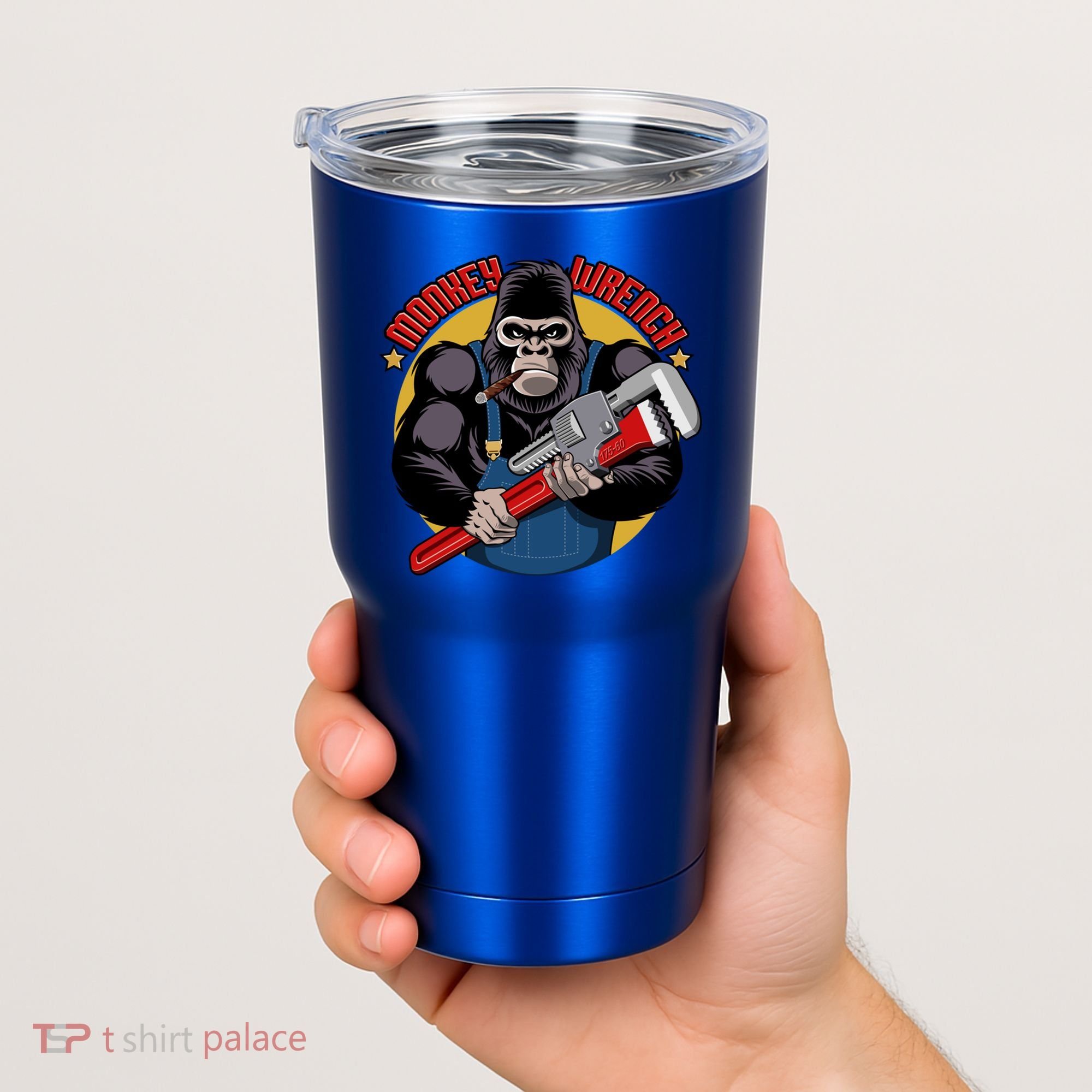 Monkey Wrench Mechanic Grease Monkey Car Repair Technician Cute Gift Tumbler