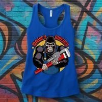Monkey Wrench Mechanic Grease Monkey Car Repair Technician Cute Gift Women's Tank Top thumb 3
