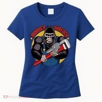 Monkey Wrench Mechanic Grease Monkey Car Repair Technician Cute Gift Women's T-Shirt thumb 0