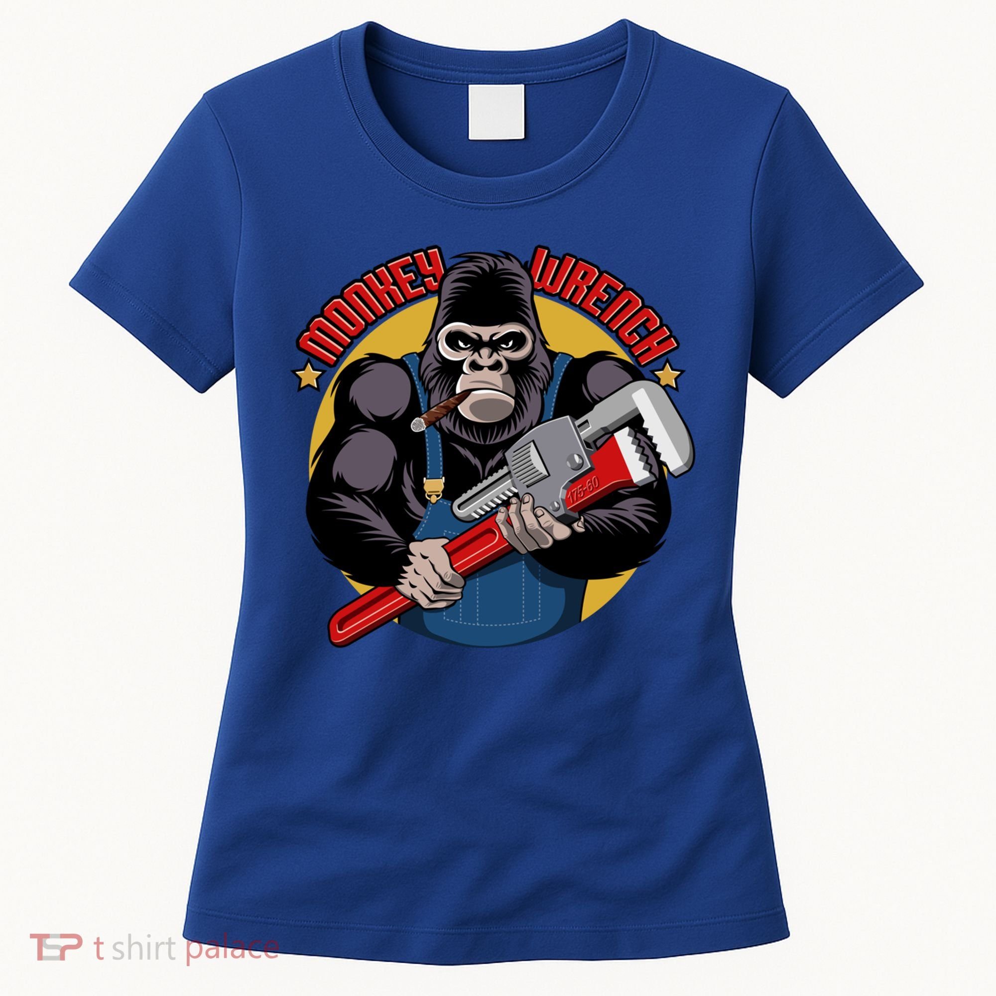 Monkey Wrench Mechanic Grease Monkey Car Repair Technician Cute Gift Women's T-Shirt