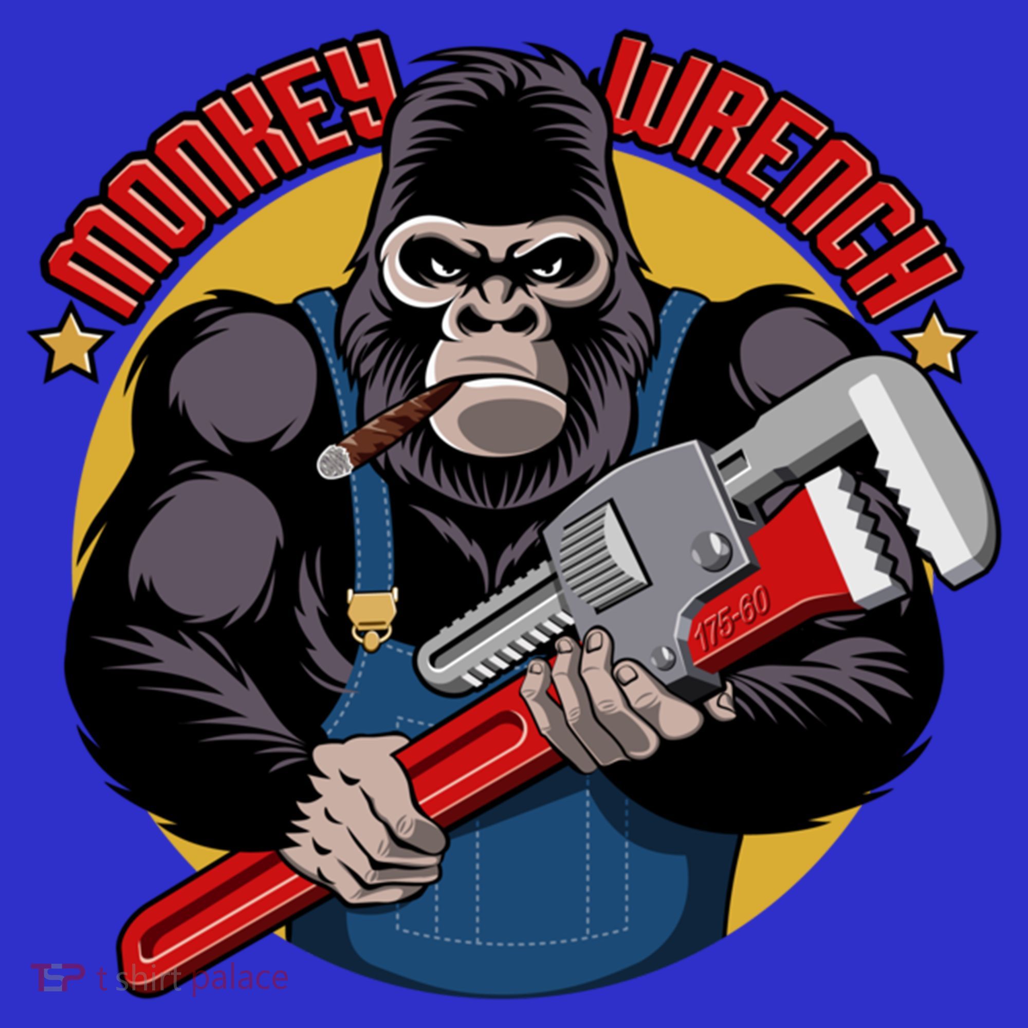Monkey Wrench Mechanic Grease Monkey Car Repair Technician Cute Gift Women's T-Shirt