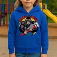 Monkey Wrench Mechanic Grease Monkey Car Repair Technician Cute Gift Kids Hoodie thumb 3