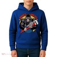 Monkey Wrench Mechanic Grease Monkey Car Repair Technician Cute Gift Kids Hoodie thumb 4