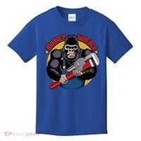 Monkey Wrench Mechanic Grease Monkey Car Repair Technician Cute Gift Kids T-Shirt thumb 0