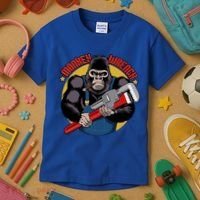 Monkey Wrench Mechanic Grease Monkey Car Repair Technician Cute Gift Kids T-Shirt thumb 3