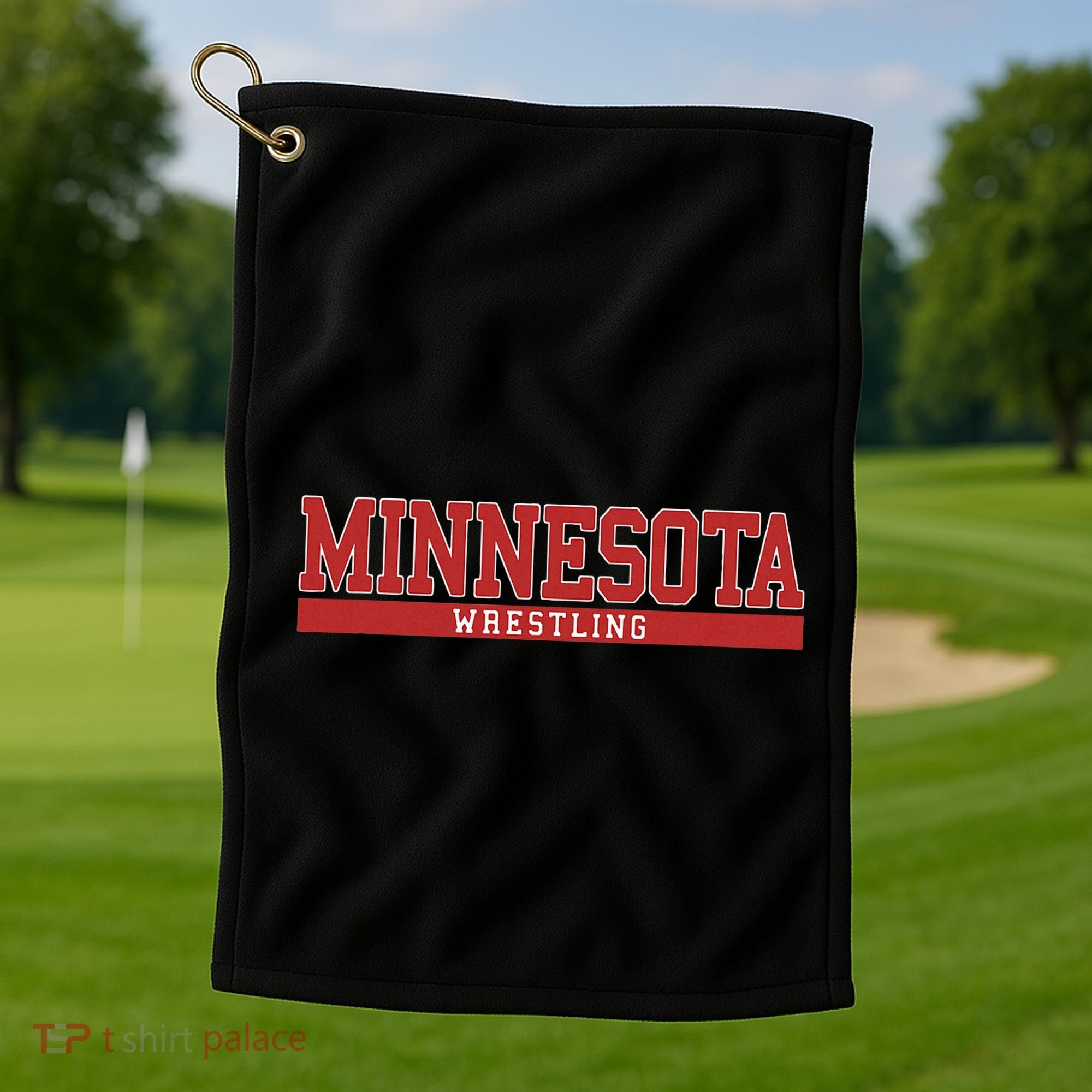 Minnesota Wrestling Golf Towel