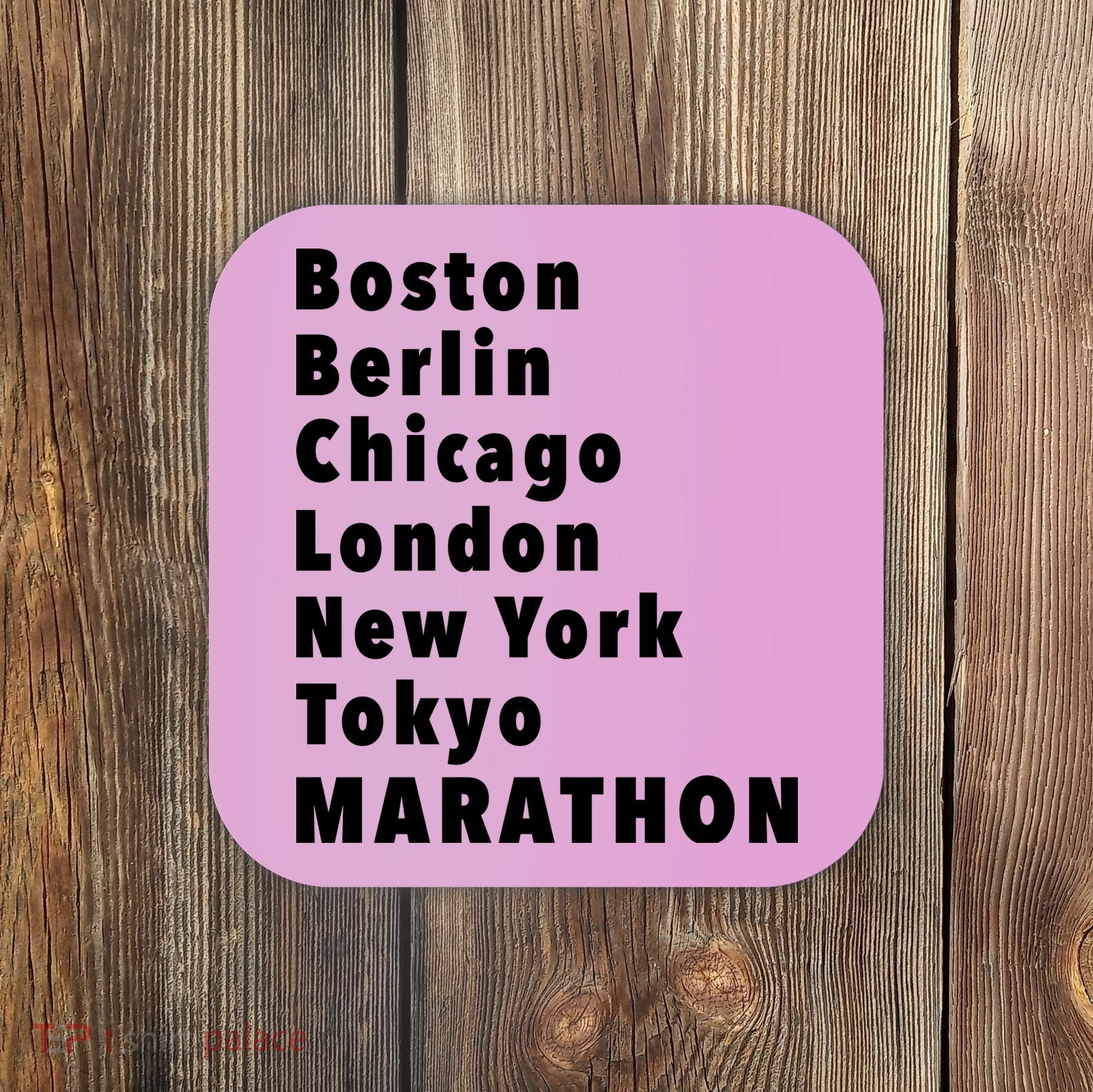 Marathon Wishlists Coaster