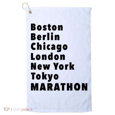 Marathon Wishlists Golf Towel