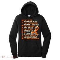 Ms Warrior Multiple Sclerosis Awareness Graphic Gift Women's Hoodie thumb 0