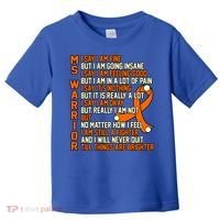 Ms Warrior Multiple Sclerosis Awareness Graphic Gift Toddler T-Shirt thumb 0
