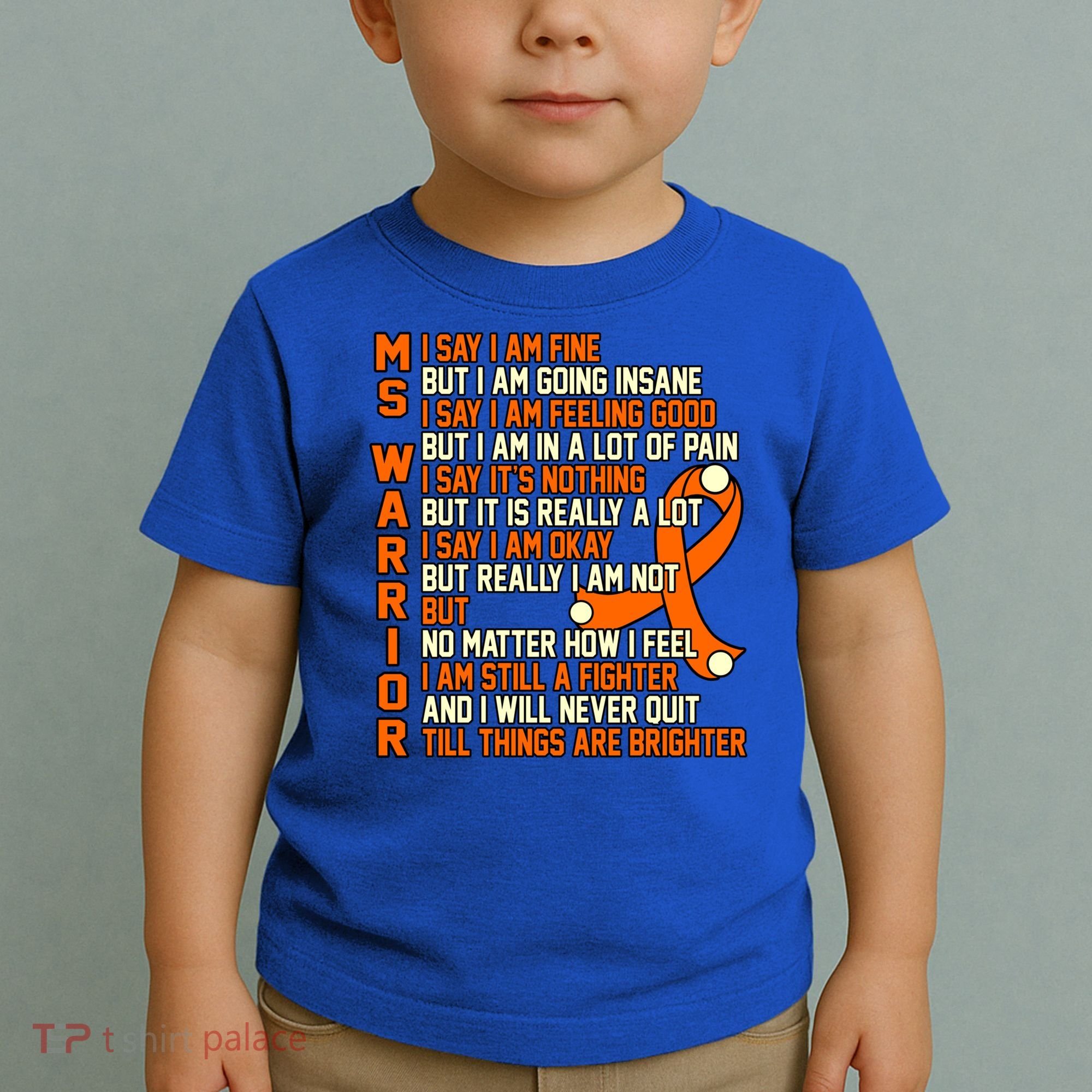 Ms Warrior Multiple Sclerosis Awareness Graphic Gift Toddler T-Shirt