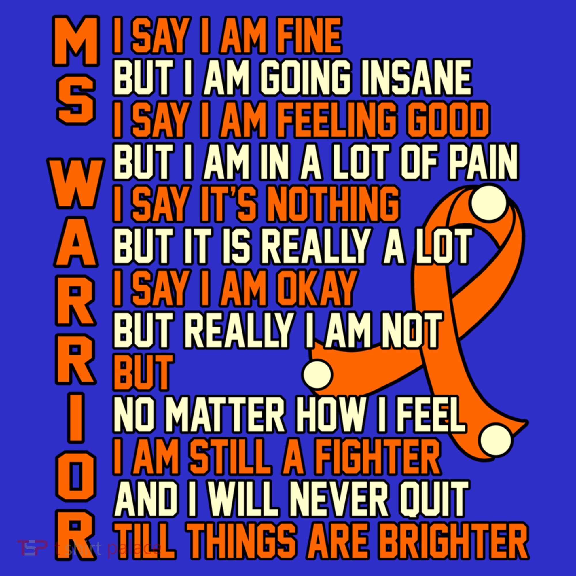 Ms Warrior Multiple Sclerosis Awareness Graphic Gift Toddler T-Shirt