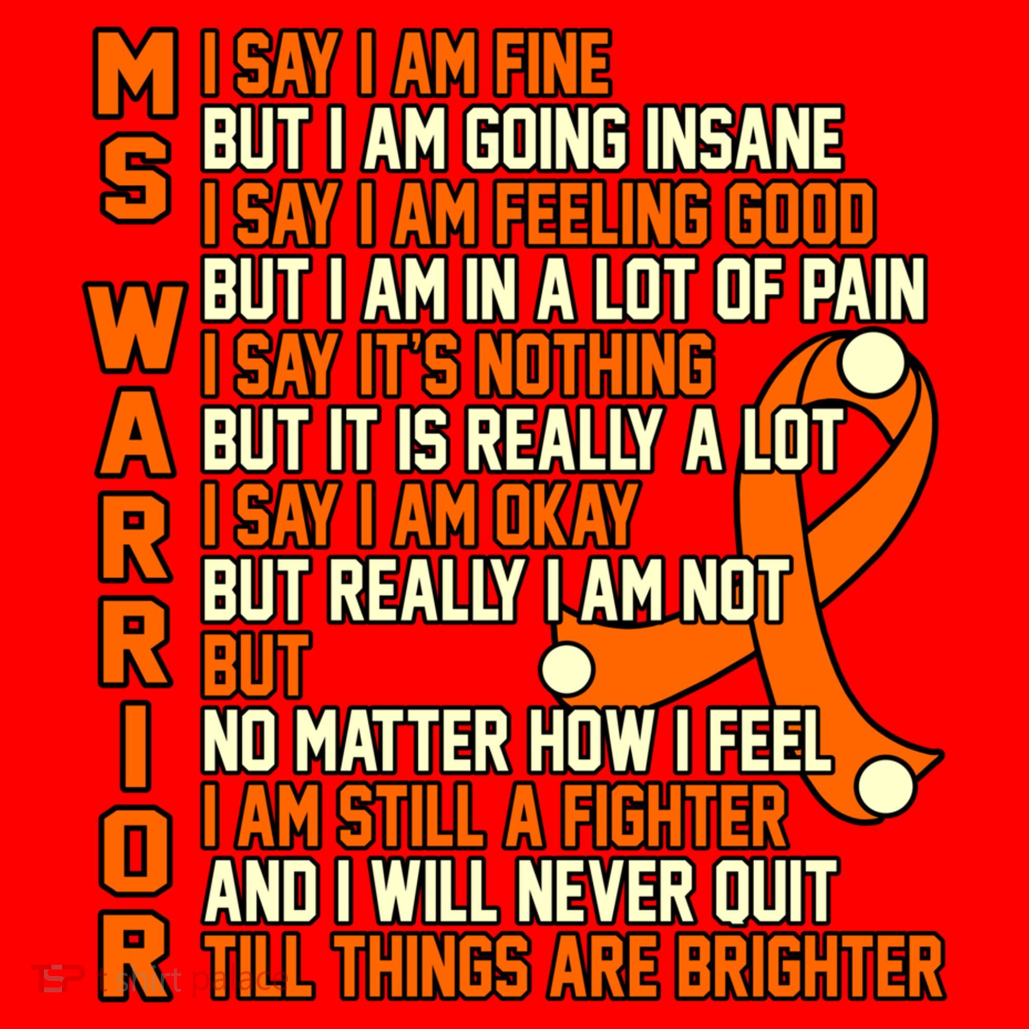 Ms Warrior Multiple Sclerosis Awareness Graphic Gift Santa Hat