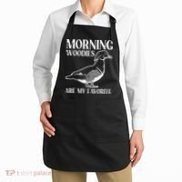 Morning Woody My Favorite Duck Hunting Funny Hunter Apron thumb 2
