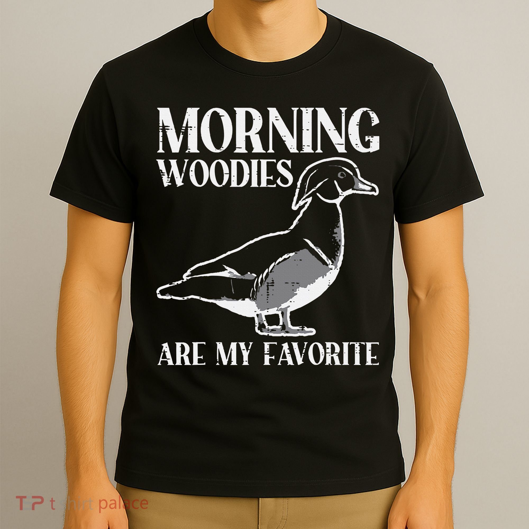 Morning Woody My Favorite Duck Hunting Funny Hunter T-Shirt