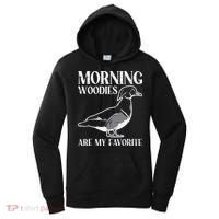 Morning Woody My Favorite Duck Hunting Funny Hunter Women's Hoodie thumb 0