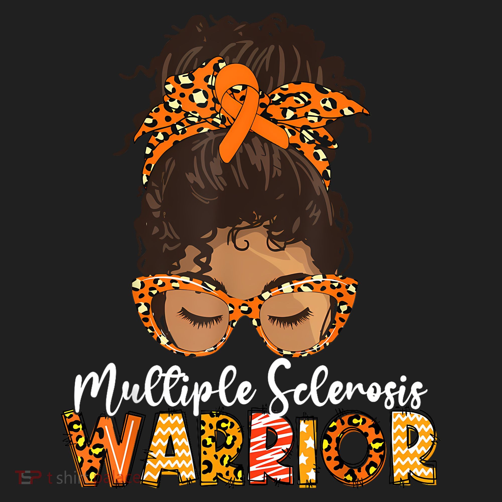  MS Warrior Messy Bun - Multiple Sclerosis Awareness Tumbler