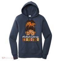  MS Warrior Messy Bun - Multiple Sclerosis Awareness Women's Hoodie thumb 0