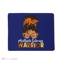  MS Warrior Messy Bun - Multiple Sclerosis Awareness Mousepad thumb 0