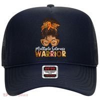  MS Warrior Messy Bun - Multiple Sclerosis Awareness Hat thumb 0