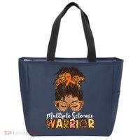  MS Warrior Messy Bun - Multiple Sclerosis Awareness Tote Bag thumb 0