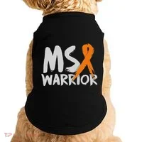 Ms Warrior Multiple Sclerosis Awareness Month Doggie Tank thumb 0
