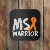 Ms Warrior Multiple Sclerosis Awareness Month Coaster thumb 0