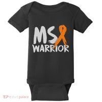Ms Warrior Multiple Sclerosis Awareness Month Baby Bodysuit thumb 0