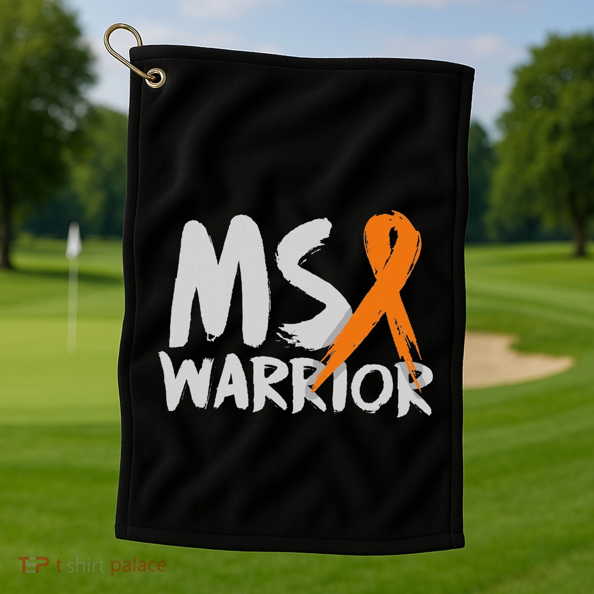 Ms Warrior Multiple Sclerosis Awareness Month Golf Towel