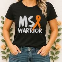 Ms Warrior Multiple Sclerosis Awareness Month Women's T-Shirt thumb 2