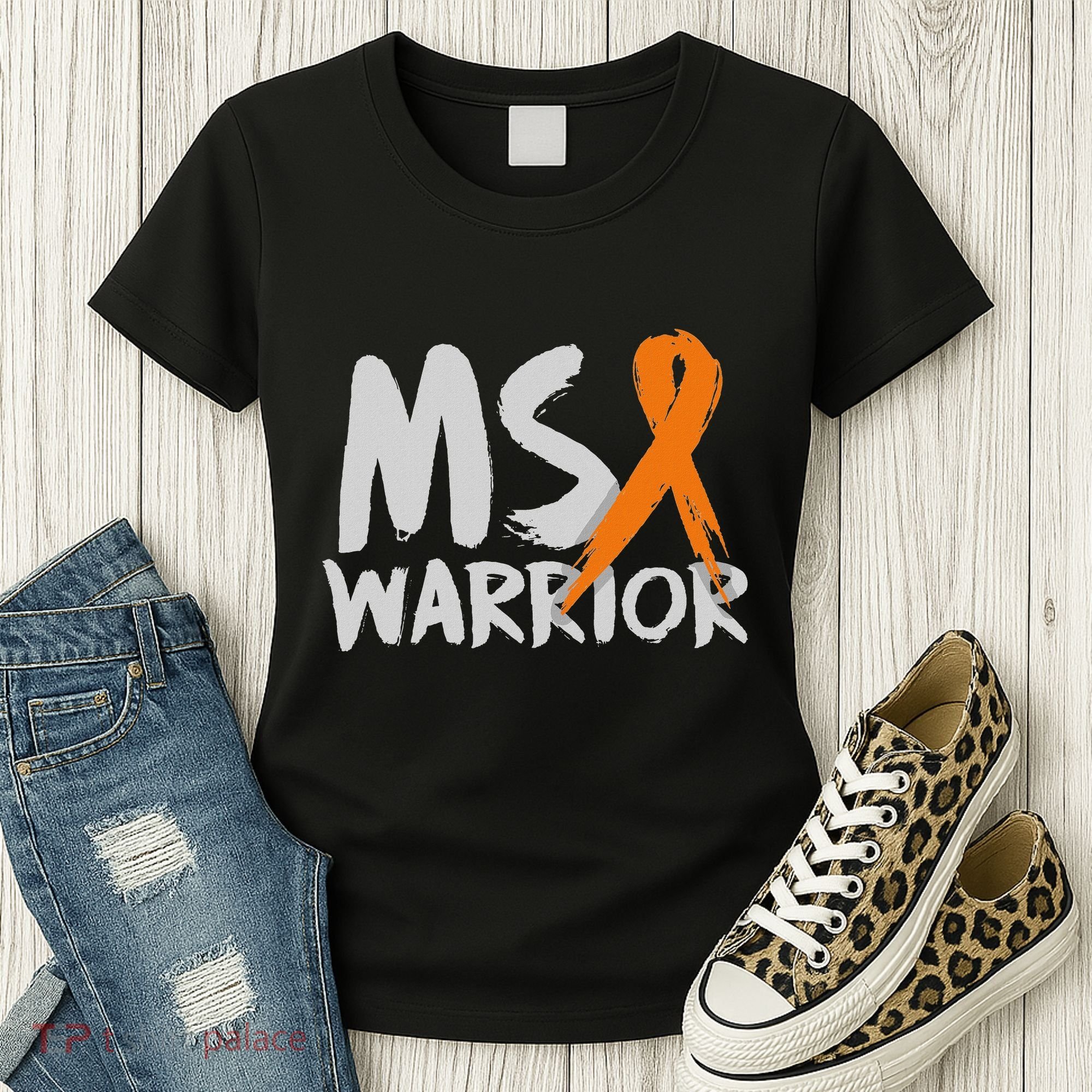 Ms Warrior Multiple Sclerosis Awareness Month Women's T-Shirt