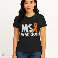 Ms Warrior Multiple Sclerosis Awareness Month Women's T-Shirt thumb 4