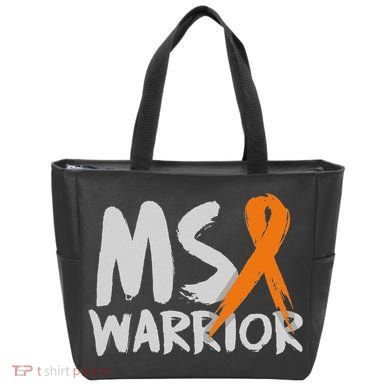 Ms Warrior Multiple Sclerosis Awareness Month Tote Bag