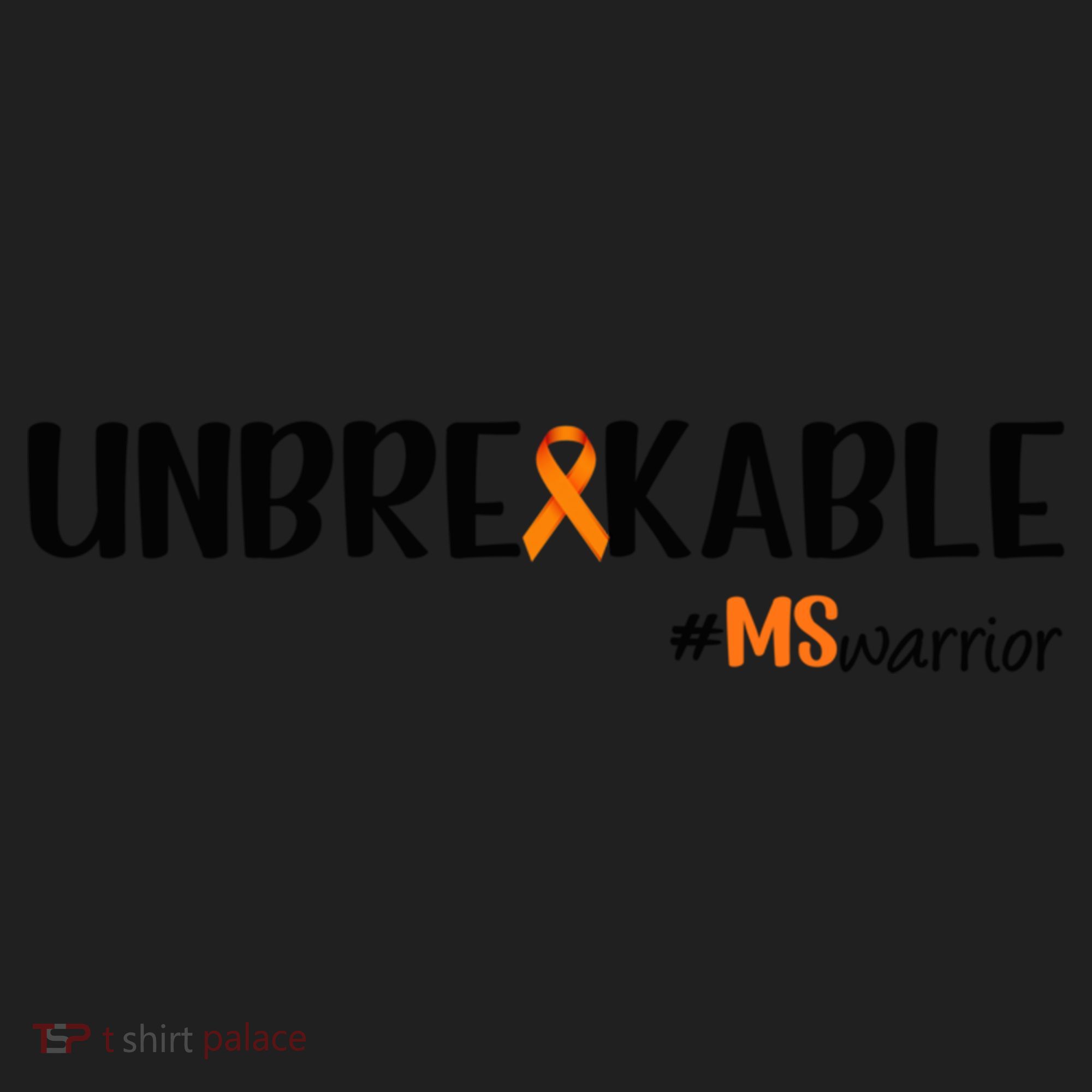 Ms Warrior Multiple Sclerosis Awareness Unbreakable Ms Meaningful Gift Women's Sweatshirt