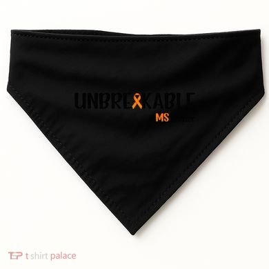 Ms Warrior Multiple Sclerosis Awareness Unbreakable Ms Meaningful Gift USA-Made Doggie Bandana