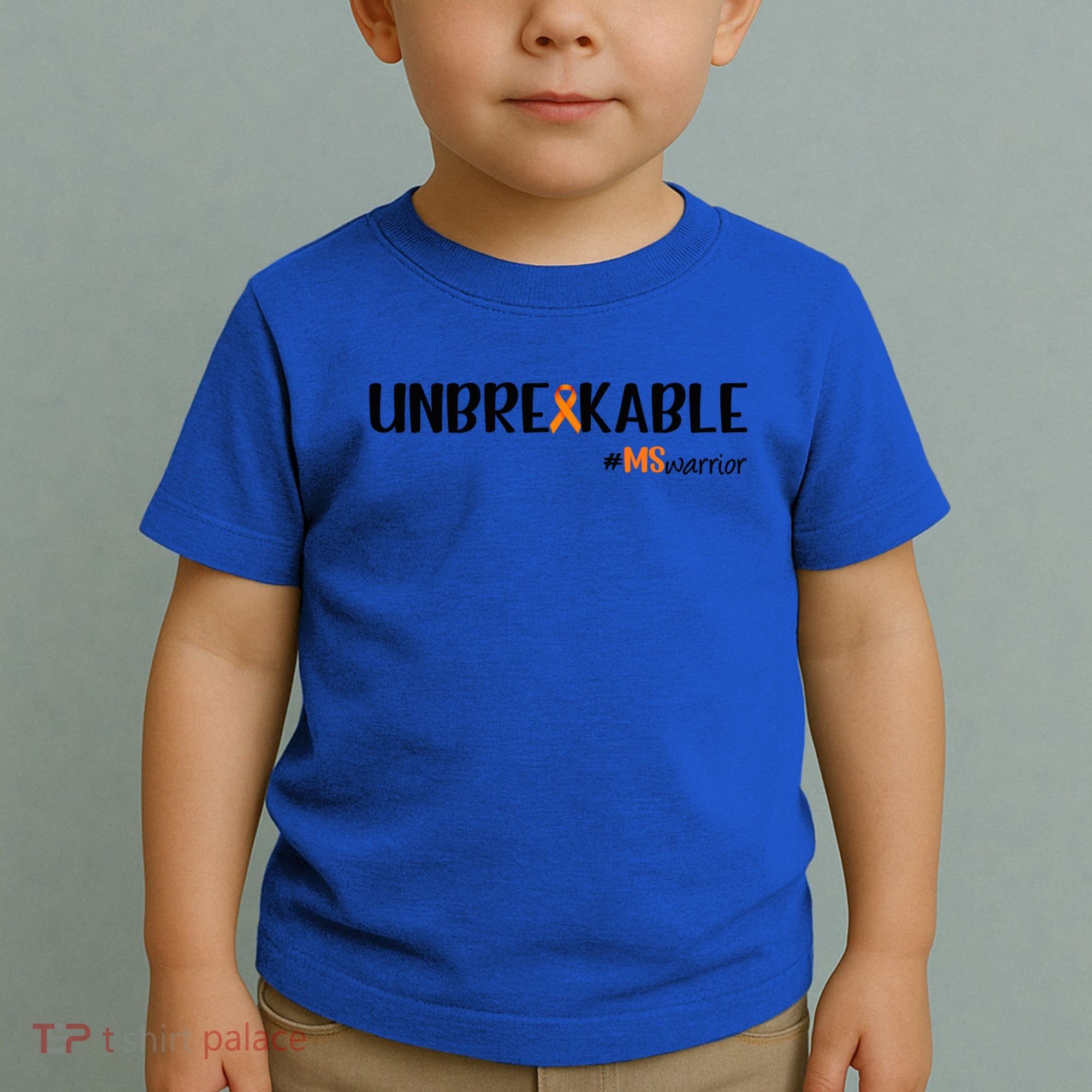 Ms Warrior Multiple Sclerosis Awareness Unbreakable Ms Meaningful Gift Toddler T-Shirt