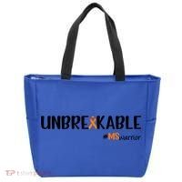 Ms Warrior Multiple Sclerosis Awareness Unbreakable Ms Meaningful Gift Tote Bag thumb 0