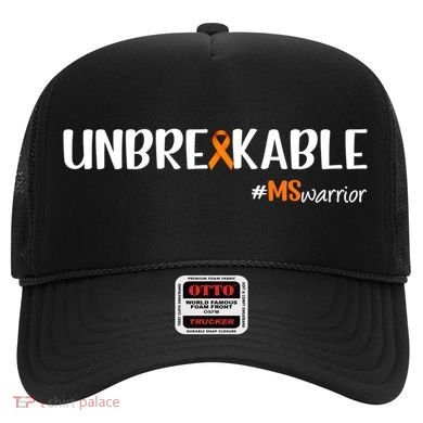 Ms Warrior Multiple Sclerosis Awareness Unbreakable Ms Great Gift Hat