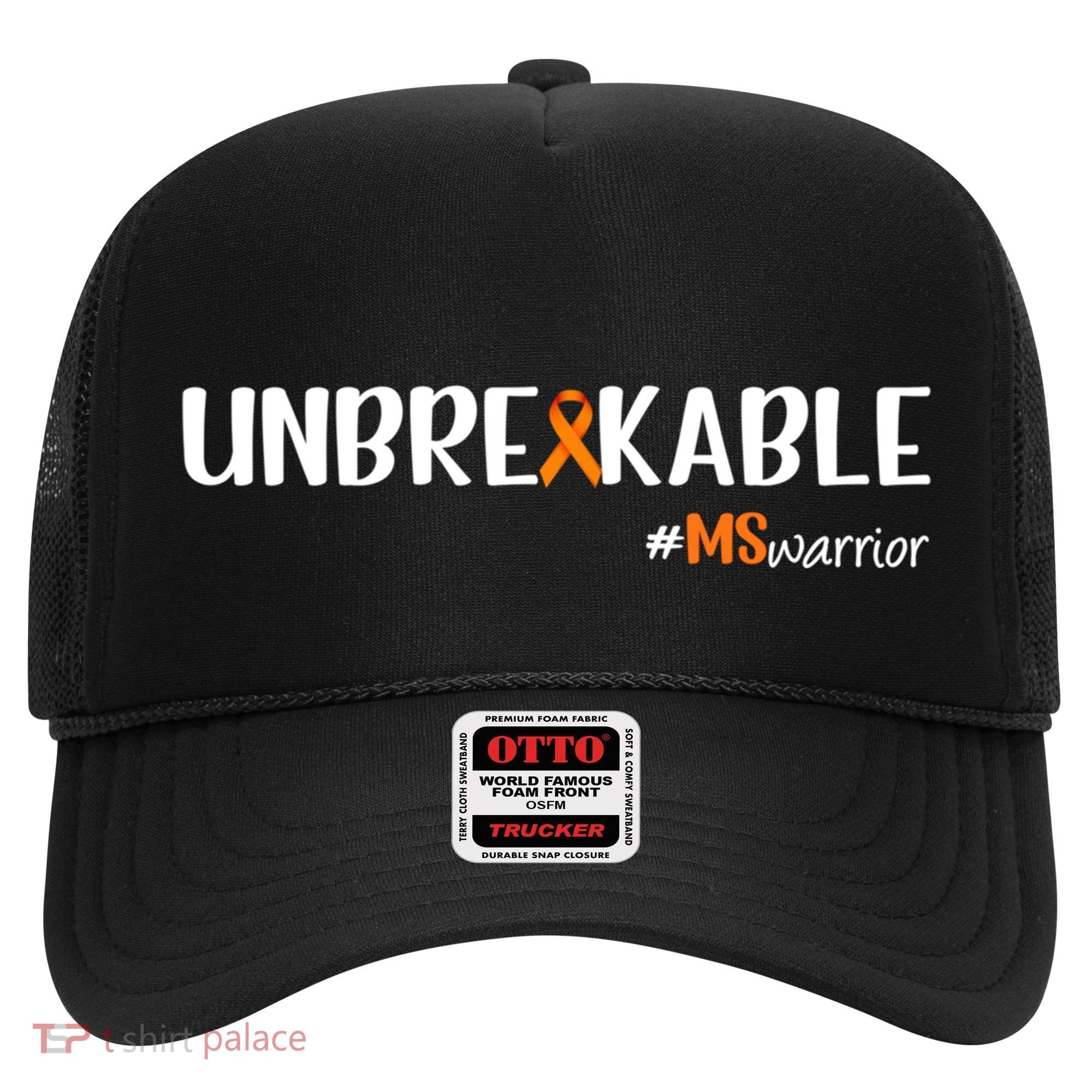 Ms Warrior Multiple Sclerosis Awareness Unbreakable Ms Great Gift Hat