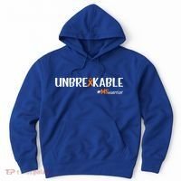 Ms Warrior Multiple Sclerosis Awareness Unbreakable Ms Great Gift Hoodie thumb 0