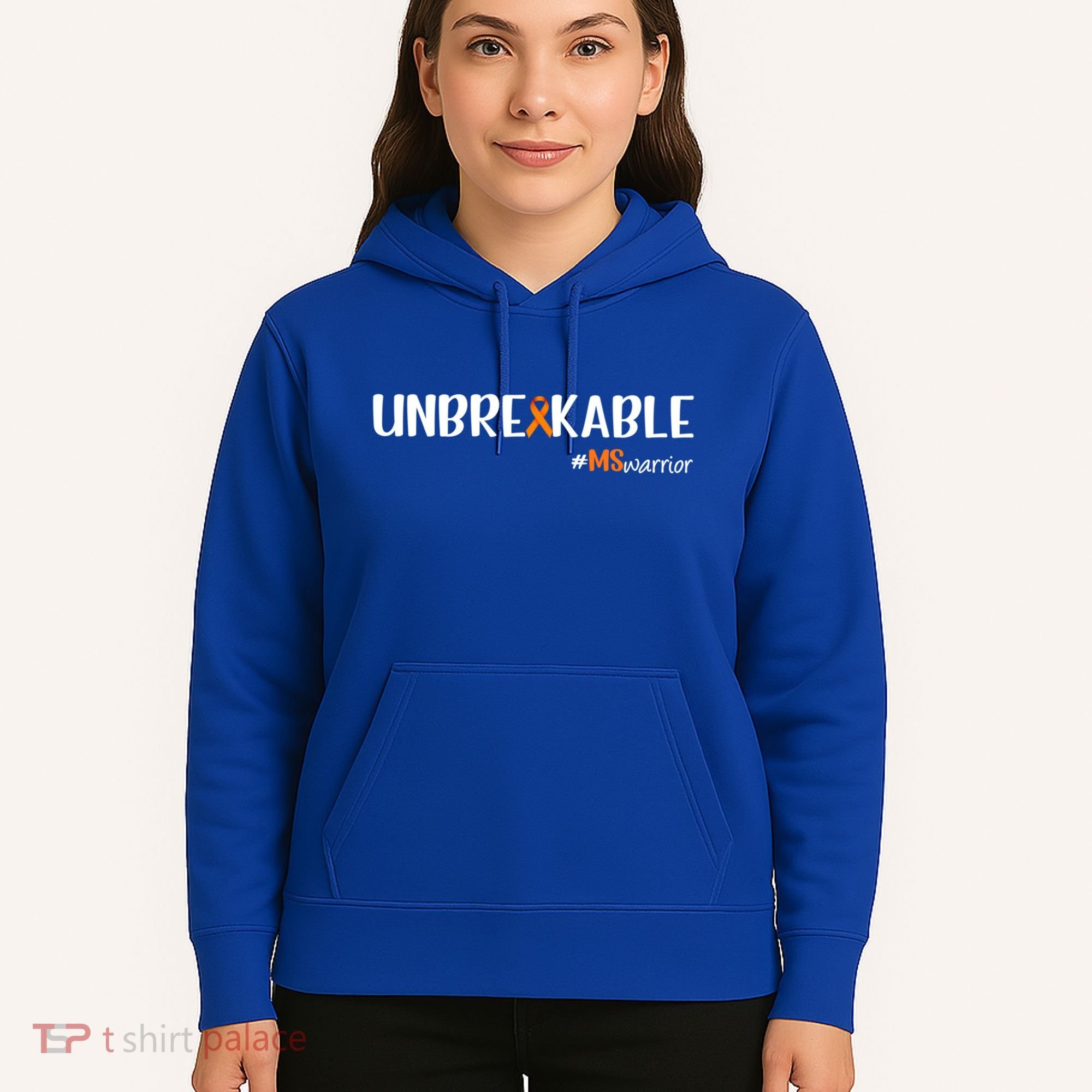Ms Warrior Multiple Sclerosis Awareness Unbreakable Ms Great Gift Hoodie